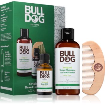 Bulldog Original Beard Care Kit set cadou pentru barbati Peach Wood 10,4 cm - imagine 2